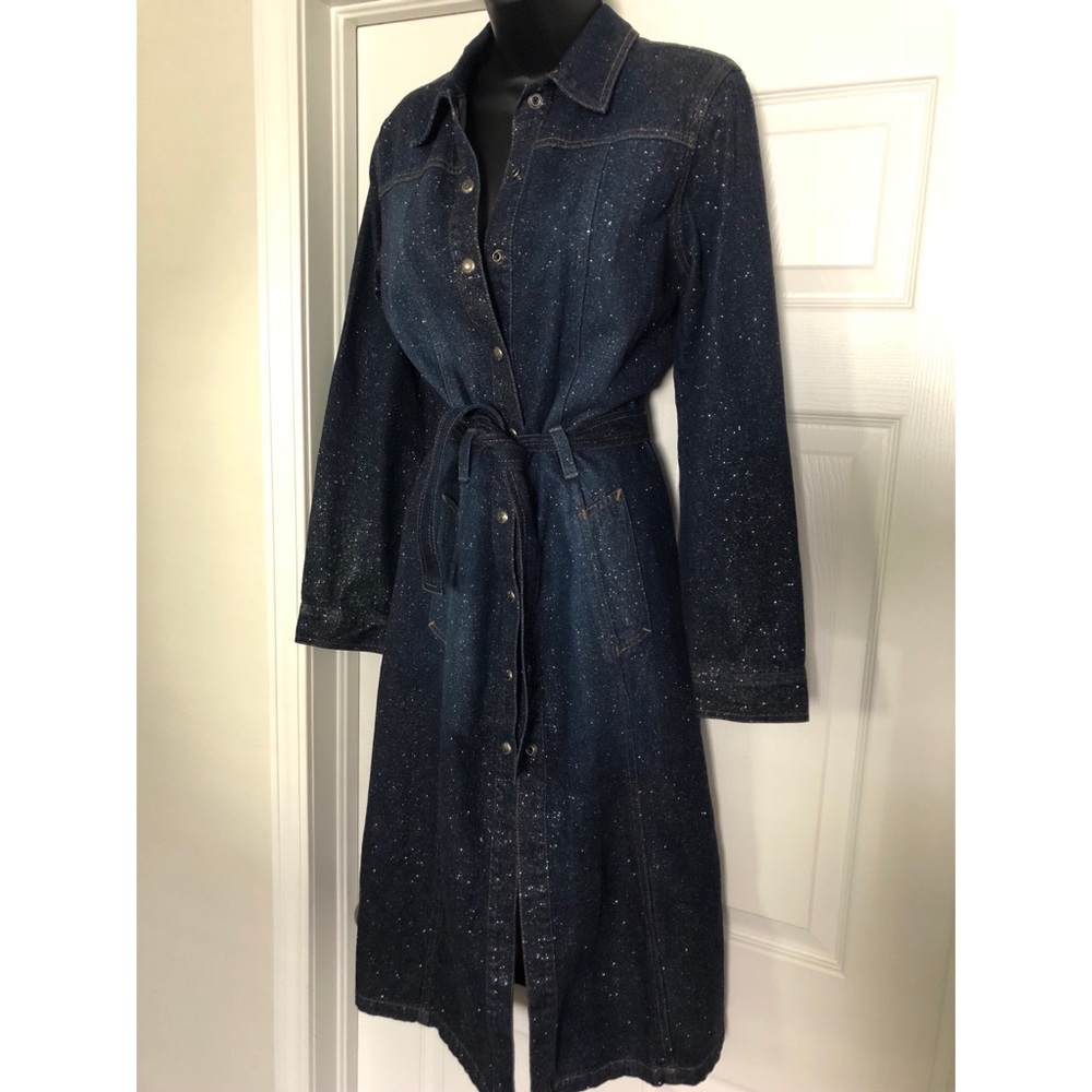 Denim Trench Jacket
